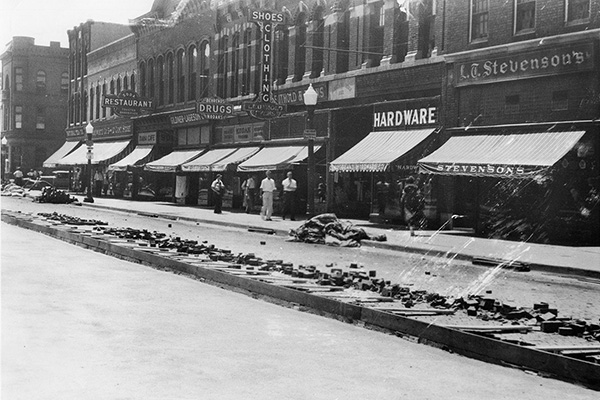Broadway Avenue Paved