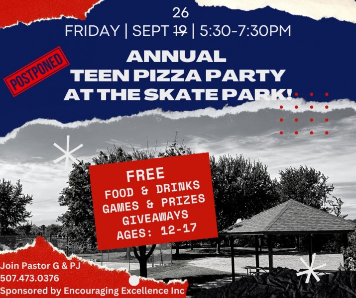 Teen Pizza Party @ Skate Park