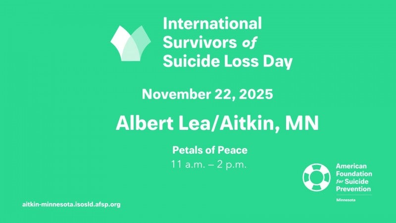 International Survivors of Suicide Loss Day