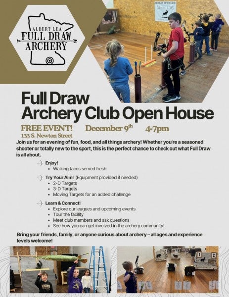 Full Draw Archery Club Open House