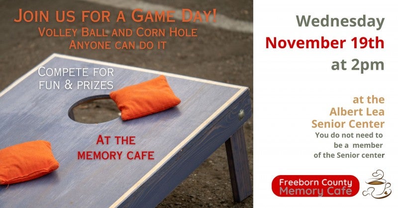 Games Day at the Memory Cafe
