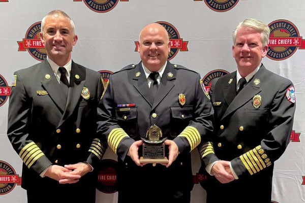 Albert Lea fire chief receives Fire Officer of the Year award