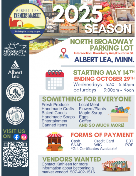 Farmers Market @ Northlot Downtown Albert Lea