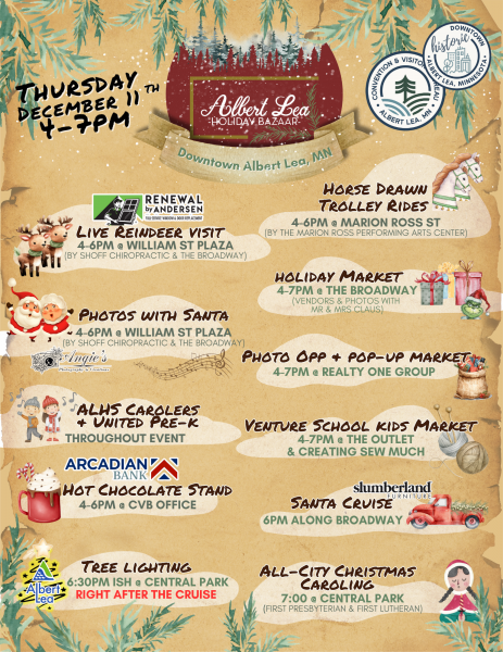 Holiday Bazaar @ Downtown Albert Lea
