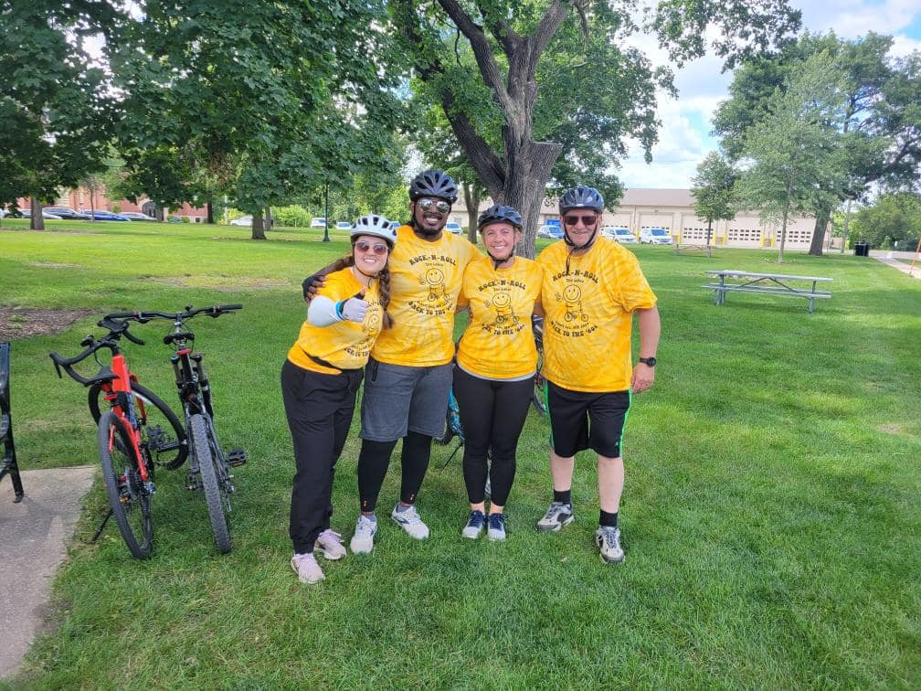 Bike riders to Rock-n-Roll the Lakes in Albert Lea