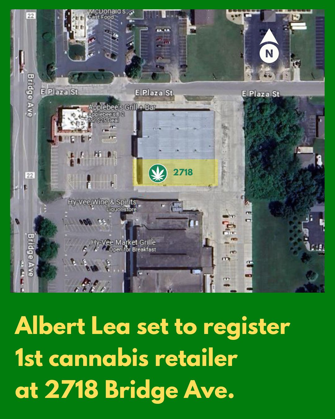 Albert Lea set to register first cannabis retailer